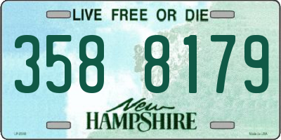 NH license plate 3588179