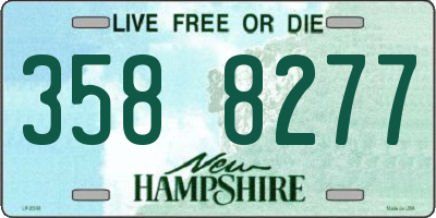 NH license plate 3588277