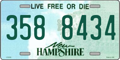 NH license plate 3588434