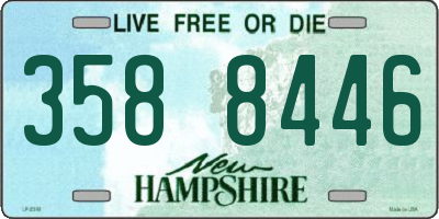 NH license plate 3588446