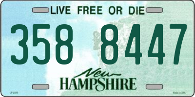 NH license plate 3588447