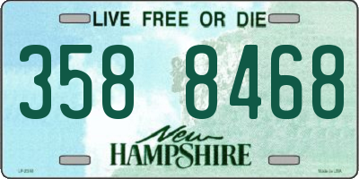 NH license plate 3588468