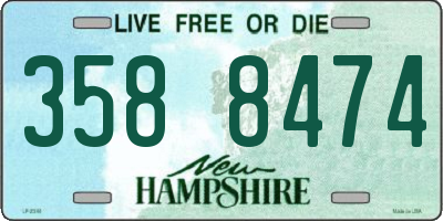 NH license plate 3588474