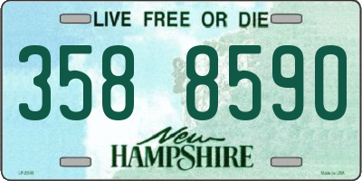 NH license plate 3588590