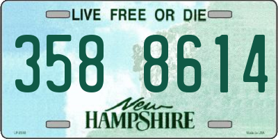 NH license plate 3588614
