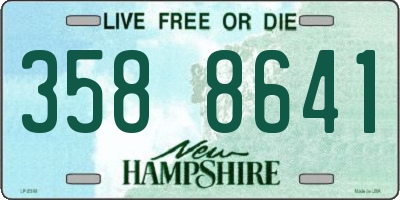 NH license plate 3588641