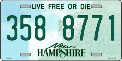 NH license plate 3588771