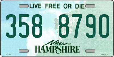 NH license plate 3588790