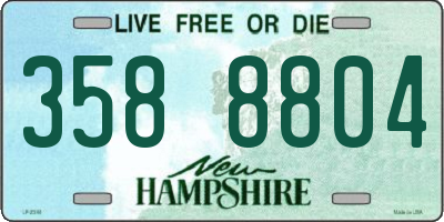 NH license plate 3588804
