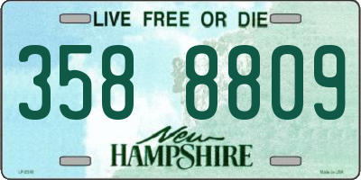 NH license plate 3588809