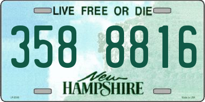 NH license plate 3588816