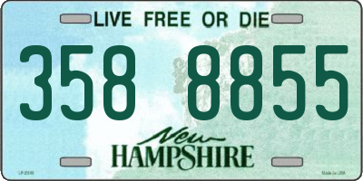 NH license plate 3588855