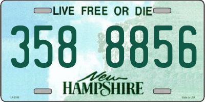 NH license plate 3588856