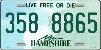 NH license plate 3588865
