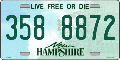 NH license plate 3588872