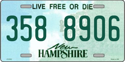 NH license plate 3588906