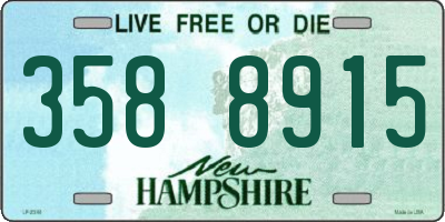 NH license plate 3588915