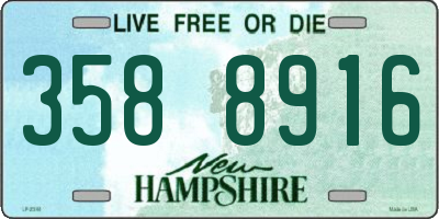 NH license plate 3588916