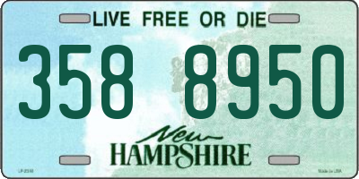 NH license plate 3588950