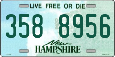 NH license plate 3588956