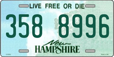 NH license plate 3588996