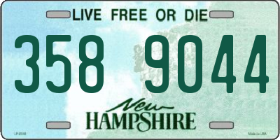 NH license plate 3589044