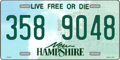 NH license plate 3589048