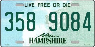 NH license plate 3589084