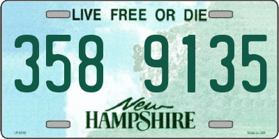 NH license plate 3589135