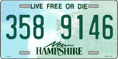 NH license plate 3589146