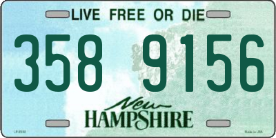 NH license plate 3589156