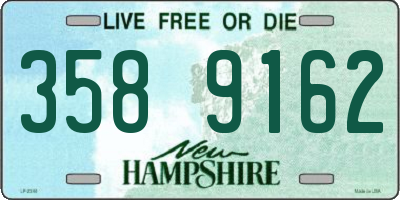 NH license plate 3589162