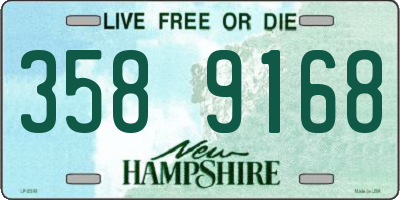 NH license plate 3589168