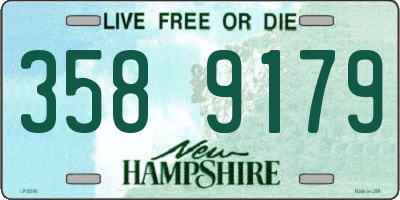 NH license plate 3589179