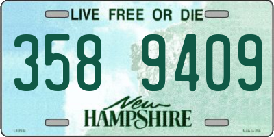NH license plate 3589409