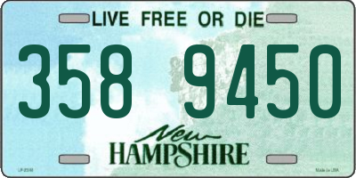 NH license plate 3589450