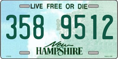 NH license plate 3589512