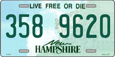 NH license plate 3589620