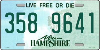 NH license plate 3589641