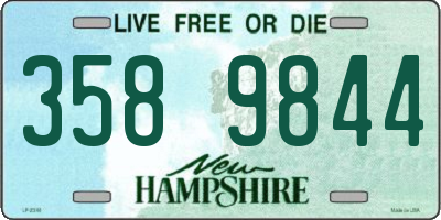 NH license plate 3589844