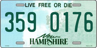 NH license plate 3590176