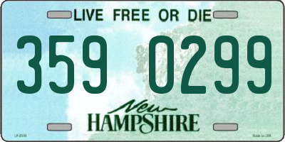 NH license plate 3590299
