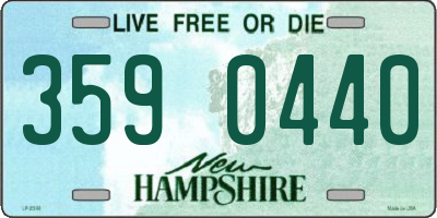 NH license plate 3590440