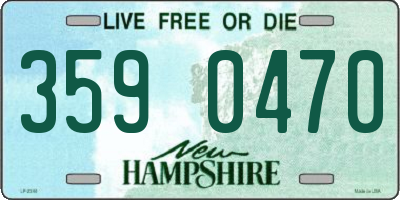 NH license plate 3590470