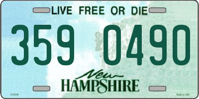 NH license plate 3590490