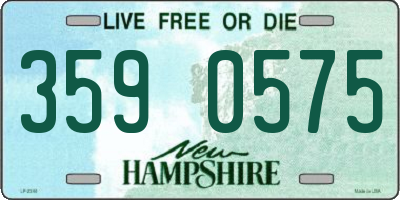 NH license plate 3590575