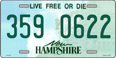 NH license plate 3590622