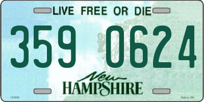 NH license plate 3590624