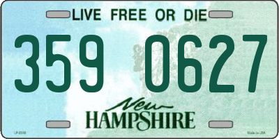 NH license plate 3590627