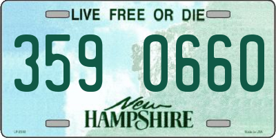 NH license plate 3590660